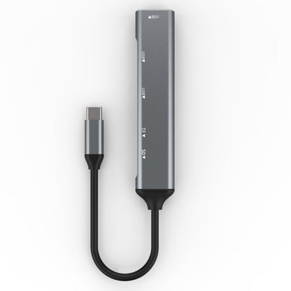 C-805 5 in 1 USB-C / Type-C to 3 USB 3.0 + TF / SD Card Reader Adapter by buy2fix