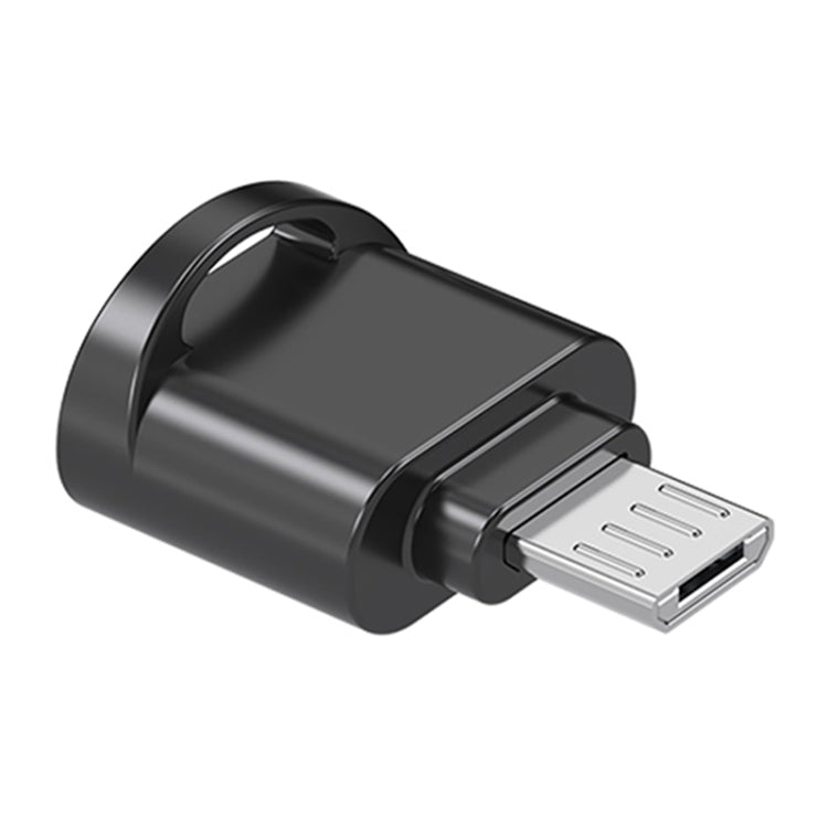 Micro USB to TF Card Adapter Mini TF Card Reader(Black) by buy2fix