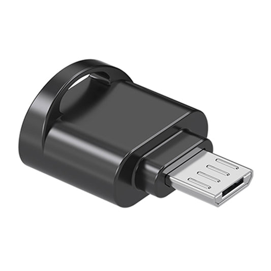 Micro USB to TF Card Adapter Mini TF Card Reader(Black) by buy2fix