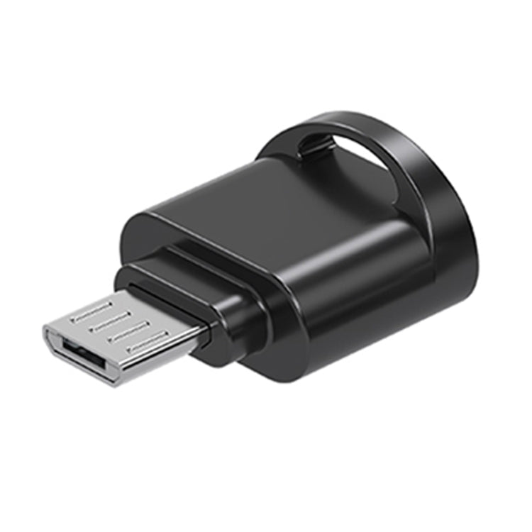 Micro USB to TF Card Adapter Mini TF Card Reader(Black) by buy2fix