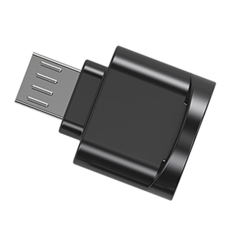 Micro USB to TF Card Adapter Mini TF Card Reader(Black) by buy2fix