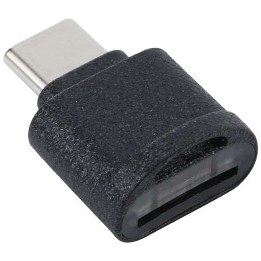 USB-C / Type-C to TF Card Adapter Mini TF Card Reader(Black) by buy2fix