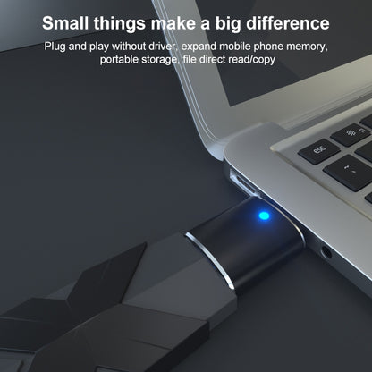 USB to Type-C / USB-C OTG USB Flash Driver (Black) by buy2fix