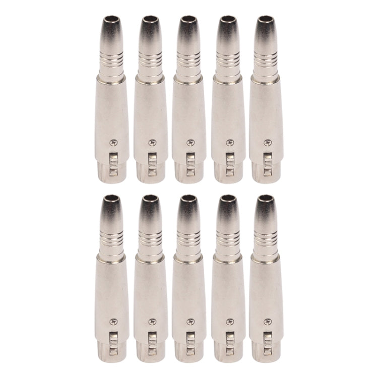 10 PCS LZ1163-1 6.35mm XRL Female to Female Audio Adapter - Microphone Audio Cable & Connector by buy2fix | Online Shopping UK | buy2fix