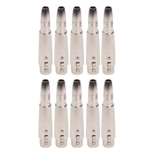 10 PCS LZ1163-1 6.35mm XRL Female to Female Audio Adapter - Microphone Audio Cable & Connector by buy2fix | Online Shopping UK | buy2fix