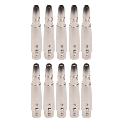 10 PCS LZ1163-1 6.35mm XRL Female to Female Audio Adapter - Microphone Audio Cable & Connector by buy2fix | Online Shopping UK | buy2fix
