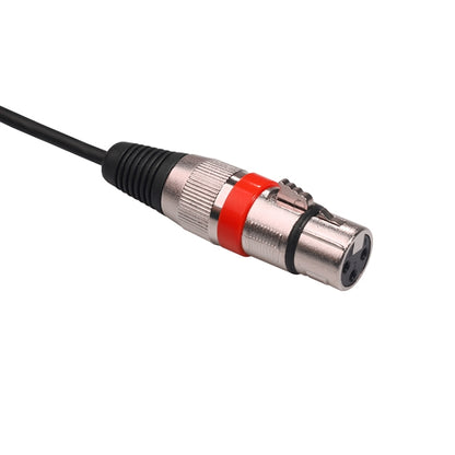 2055MFF-03 2 In1 XLR Male to Double Female Microphone Audio Cable, Length: 0.3m(Red) - Microphone Audio Cable & Connector by buy2fix | Online Shopping UK | buy2fix