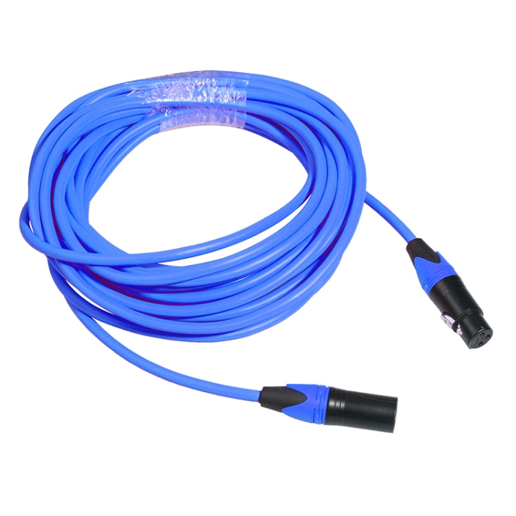 XRL Male to Female Microphone Mixer Audio Cable, Length: 1m (Blue) - Microphone Audio Cable & Connector by buy2fix | Online Shopping UK | buy2fix