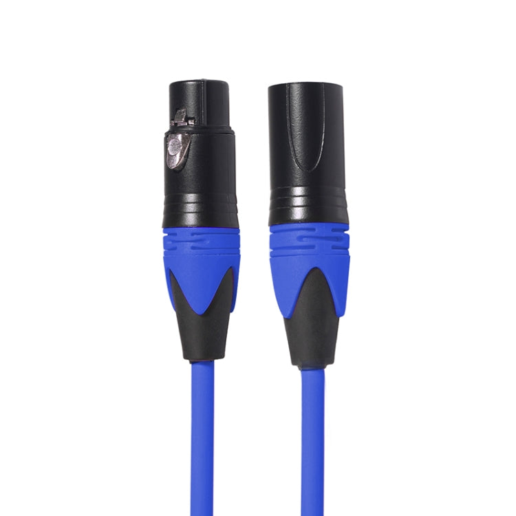 XRL Male to Female Microphone Mixer Audio Cable, Length: 1m (Blue) - Microphone Audio Cable & Connector by buy2fix | Online Shopping UK | buy2fix