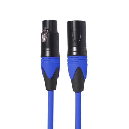 XRL Male to Female Microphone Mixer Audio Cable, Length: 3m (Blue) - Microphone Audio Cable & Connector by buy2fix | Online Shopping UK | buy2fix