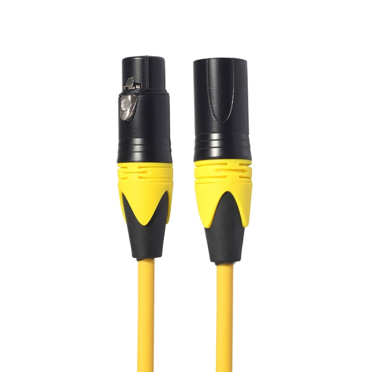 XRL Male to Female Microphone Mixer Audio Cable, Length: 3m (Yellow) - Microphone Audio Cable & Connector by buy2fix | Online Shopping UK | buy2fix