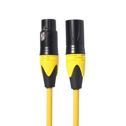 XRL Male to Female Microphone Mixer Audio Cable, Length: 3m (Yellow) - Microphone Audio Cable & Connector by buy2fix | Online Shopping UK | buy2fix