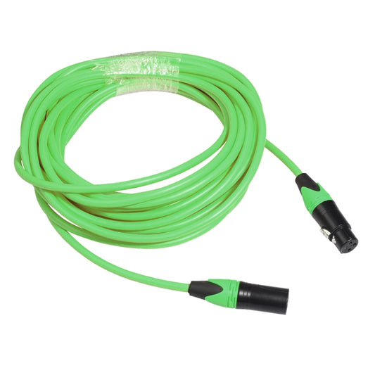 XRL Male to Female Microphone Mixer Audio Cable, Length: 5m (Green) - Microphone Audio Cable & Connector by buy2fix | Online Shopping UK | buy2fix