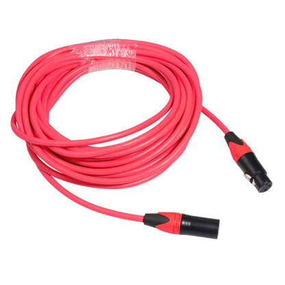 XRL Male to Female Microphone Mixer Audio Cable, Length: 5m (Red) - Microphone Audio Cable & Connector by buy2fix | Online Shopping UK | buy2fix