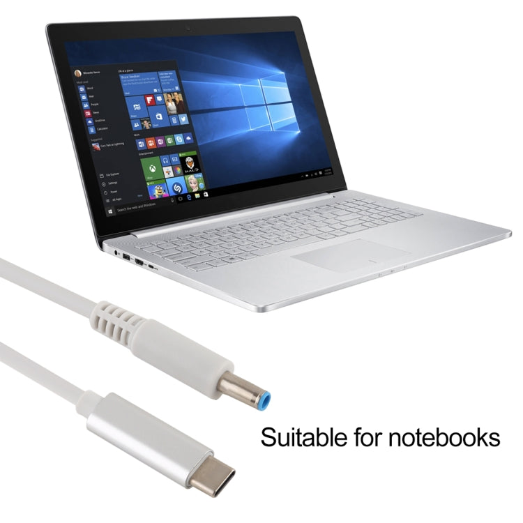 For HP USB-C / Type-C to 4.5 x 3.0mm Laptop Power Charging Cable, Cable Length: about 1.5m - For HP by buy2fix | Online Shopping UK | buy2fix
