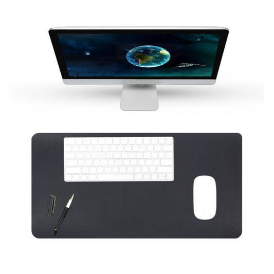 BUBM Multifunction Super Large Non-slip PU Leather Single-sided Mouse Pad Office Desk Mat, Size: 60 x 30cm(Black) - Mouse Pads by BUBM | Online Shopping UK | buy2fix