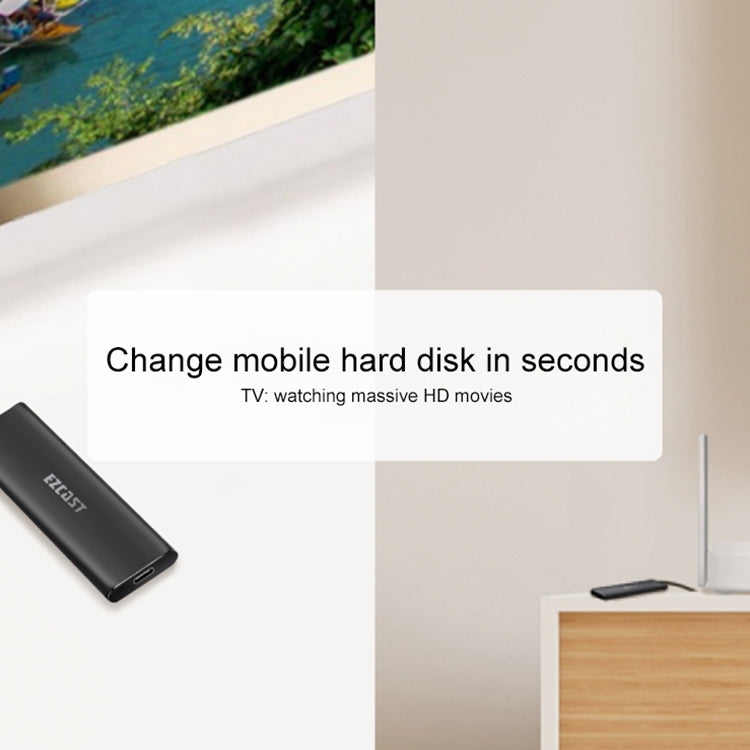 EZCast S8000 Solid State Hard Disk Box (Black) by buy2fix