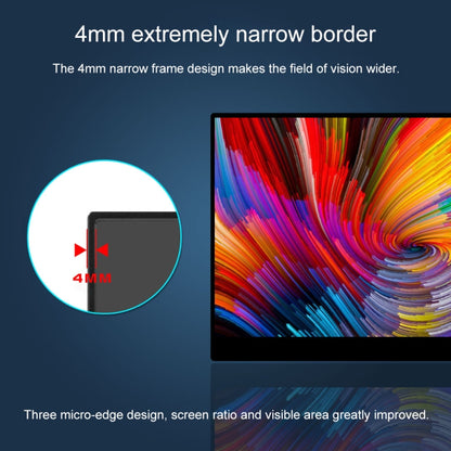 15.6 inch 1080P 178 Degree Wide Angle HD Portable IPS LED Display Monitor - 15 inch Above by buy2fix | Online Shopping UK | buy2fix