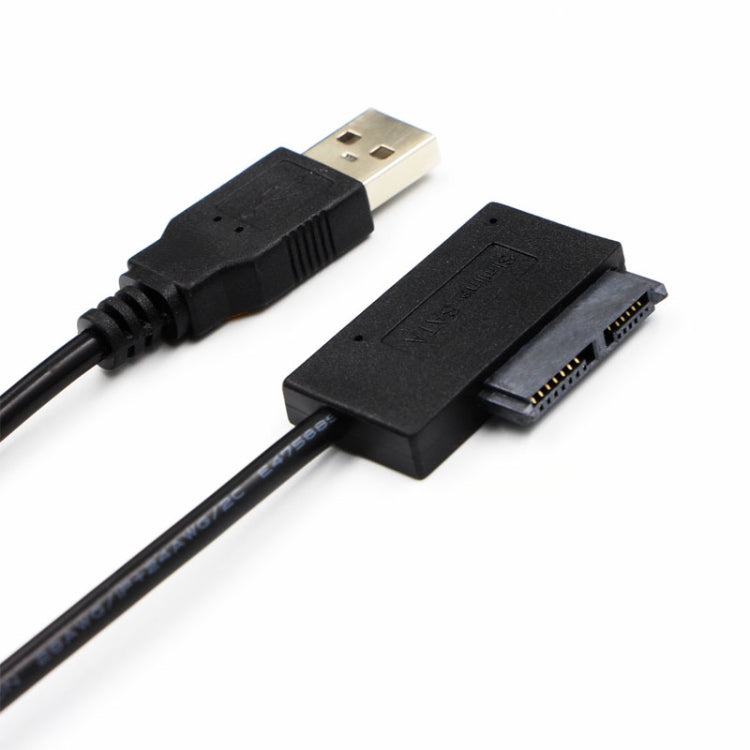 Professional USB 2.0 to 7+6Pin Slimline SATA Cable Adapter Indicator - eSATA & SATA & IDE by buy2fix | Online Shopping UK | buy2fix