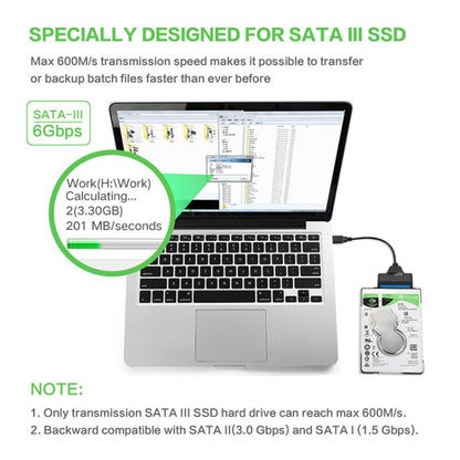 Professional SATA to USB 3.0 Cable Adapter 2.5 inch SSD Hard Drive Expanding Connector by buy2fix