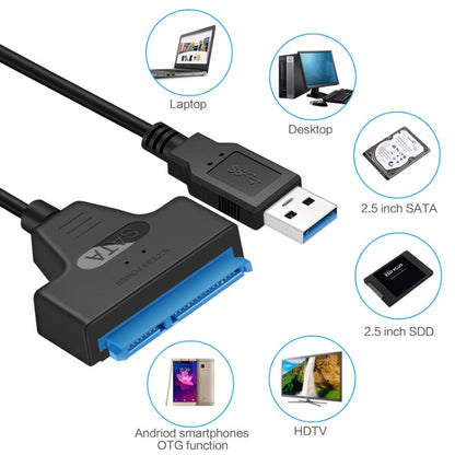 Professional SATA to USB 3.0 Cable Adapter 2.5 inch SSD Hard Drive Expanding Connector by buy2fix