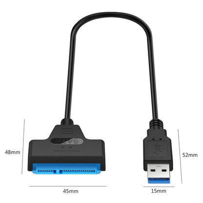 Professional SATA to USB 3.0 Cable Adapter 2.5 inch SSD Hard Drive Expanding Connector by buy2fix