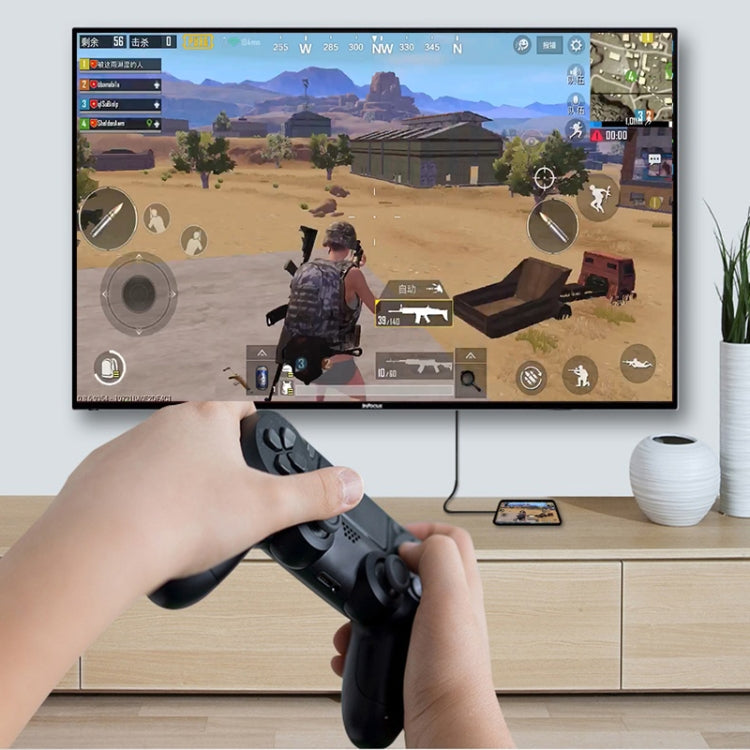 USB 2.0 + Audio Port + VGA + HDMI to USB-C / Type-C HUB Adapter (Black) by buy2fix