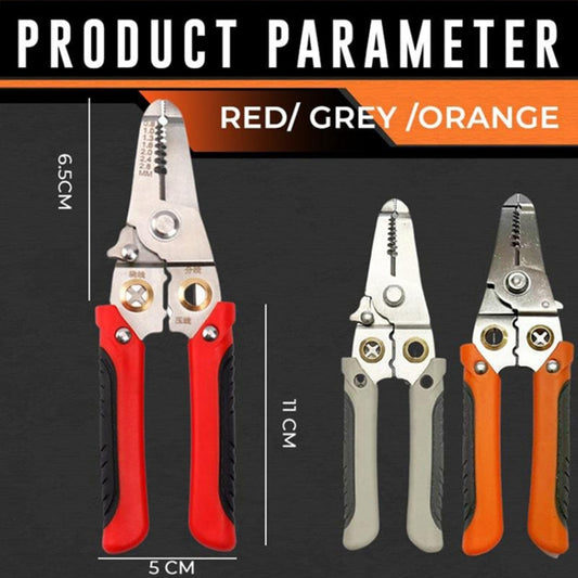 Multi-functional Wire Splitting Pliers Electrician Manual Tool (Grey) - Pliers by buy2fix | Online Shopping UK | buy2fix