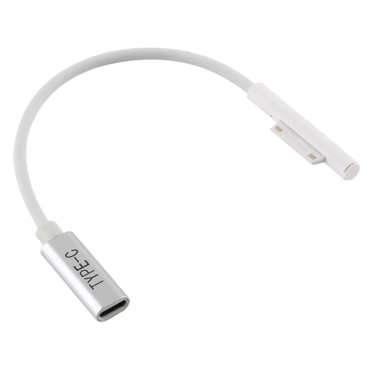 Pro 9 / 8 / 7 / 6 / 5 / 4 / 3 to USB-C / Type-C Female Interfaces Power Adapter Charger Cable(White) by buy2fix