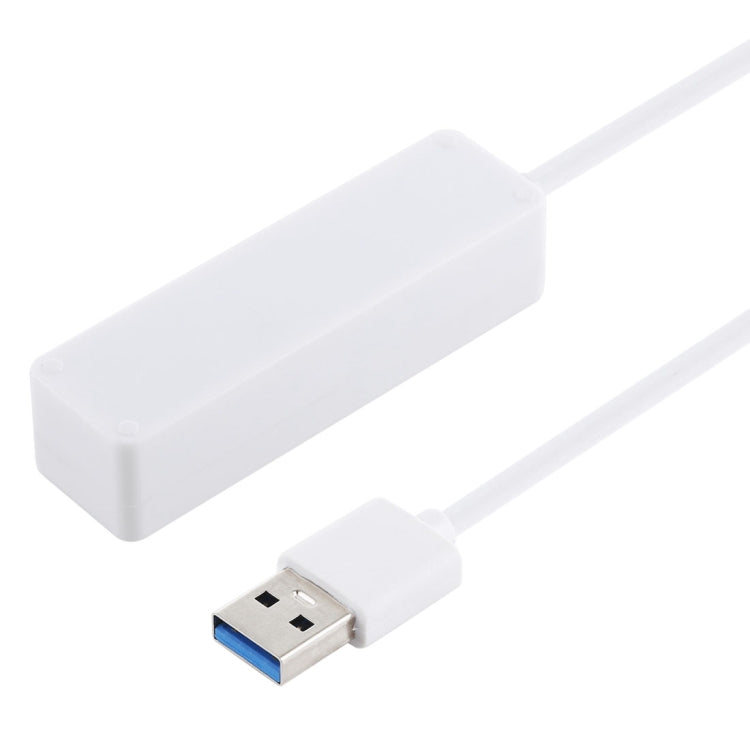 2 in 1 TF / SD Card Reader + 3 x USB 3.0 Ports to USB 3.0 HUB Converter, Cable Length: 26cm(White) by buy2fix