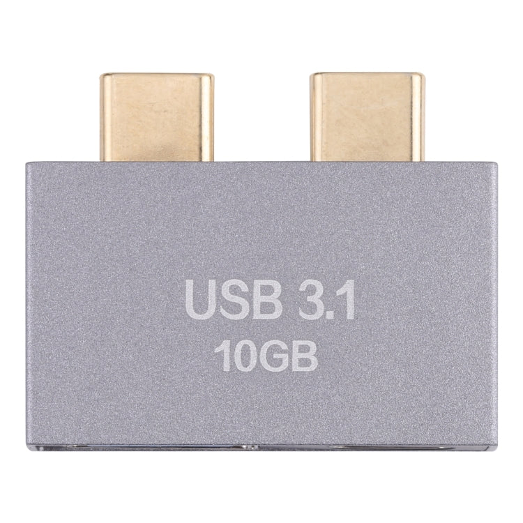 USB Female + USB-C / Type-C Female to 2 x USB-C / Type-C Male Adapter by buy2fix