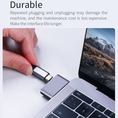 USB Female + USB-C / Type-C Female to 2 x USB-C / Type-C Male Adapter by buy2fix