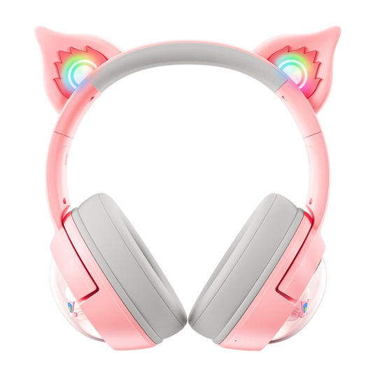 B5 Cat Ear Design USB-C / Type-C RGB Wireless Bluetooth HiFi Headset (Pink) by buy2fix