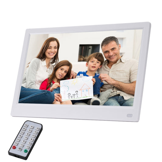 11.6 inch FHD LED Display Digital Photo Frame with Holder & Remote Control, MSTAR V56 Program, Support USB / SD Card Input (White) - 11-15 inch by buy2fix | Online Shopping UK | buy2fix