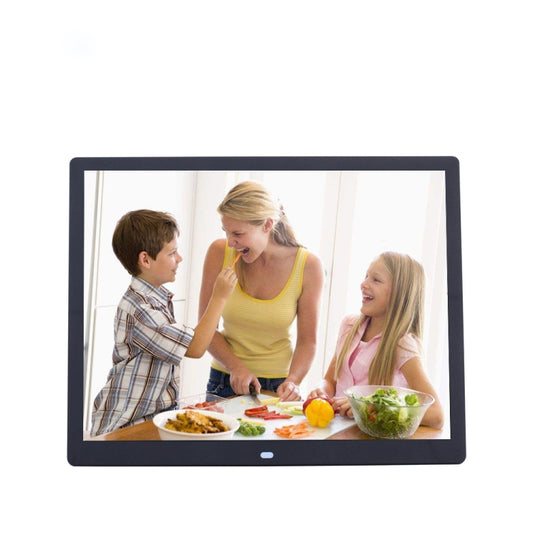 15-inch Digital Photo Frame Electronic Photo Frame Ultra-narrow Side Support 1080P Wall-mounted Advertising Machine, US/EU/UK Plug(Black) - 11-15 inch by buy2fix | Online Shopping UK | buy2fix