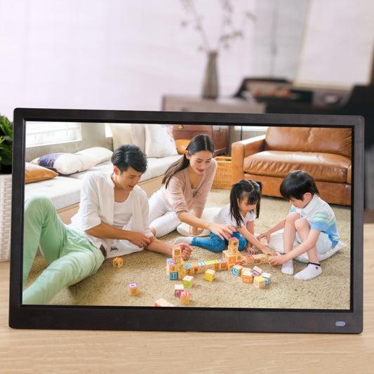15.6 inch FHD LED Display Digital Photo Frame with Holder & Remote Control, MSTAR V53 Program, Support USB / SD Card Input(Black) - 15 inch Above by buy2fix | Online Shopping UK | buy2fix