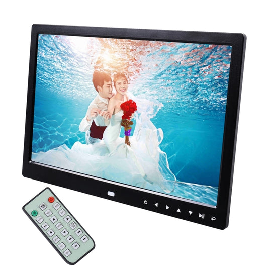 13.0 inch LED Display Digital Photo Frame with Holder / Remote Control, Allwinner, Support USB / SD Card Input / OTG (Black) - 11-15 inch by buy2fix | Online Shopping UK | buy2fix