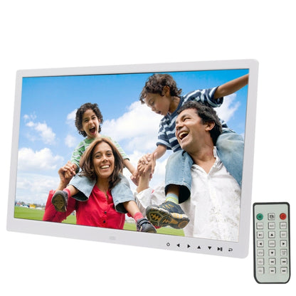 17.0 inch LED Display Digital Photo Frame with 7-keys Touch Button Control / Holder / Remote Control, Allwinner Technology, Support USB / SD Card Input / OTG, US/EU/UK Plug(White) - 15 inch Above by buy2fix | Online Shopping UK | buy2fix