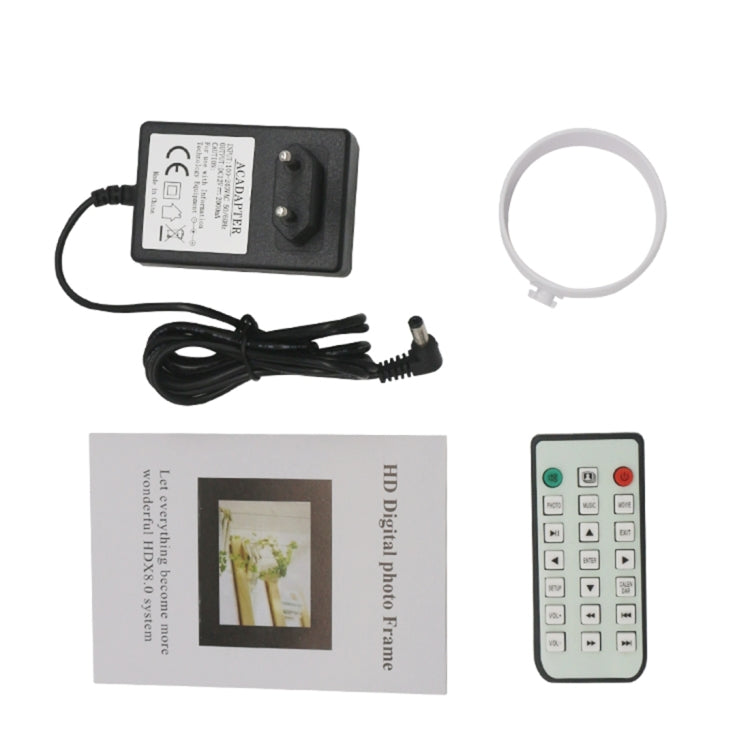 17.0 inch LED Display Digital Photo Frame with 7-keys Touch Button Control / Holder / Remote Control, Allwinner Technology, Support USB / SD Card Input / OTG, US/EU/UK Plug(White) - 15 inch Above by buy2fix | Online Shopping UK | buy2fix