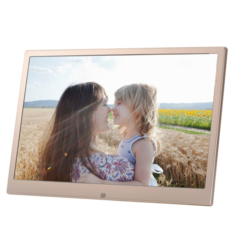 HSD1303 13.3 inch LED 1280x800 High Resolution Display Digital Photo Frame with Holder and Remote Control, Support SD / MMC / MS Card / USB Port, EU Plug(Silver) - 11-15 inch by buy2fix | Online Shopping UK | buy2fix