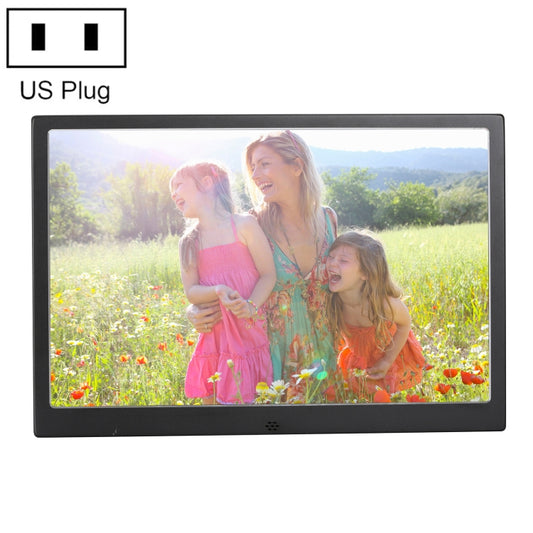 HSD1504 15.4 inch LED 1280x800 High Resolution Display Digital Photo Frame with Holder and Remote Control, Support SD / MMC / MS Card / USB Port, US Plug(Black) - 15 inch Above by buy2fix | Online Shopping UK | buy2fix
