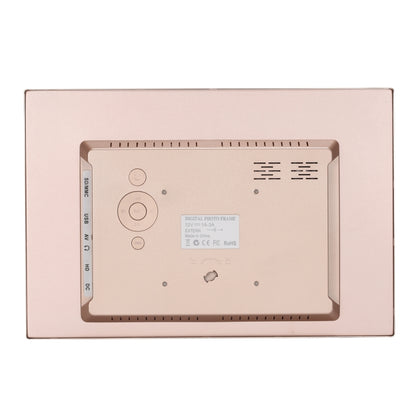 HSD1504 15.4 inch LED 1280x800 High Resolution Display Digital Photo Frame with Holder and Remote Control, Support SD / MMC / MS Card / USB Port, UK Plug(Gold) - 15 inch Above by buy2fix | Online Shopping UK | buy2fix