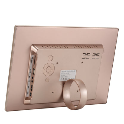 HSD1504 15.4 inch LED 1280x800 High Resolution Display Digital Photo Frame with Holder and Remote Control, Support SD / MMC / MS Card / USB Port, UK Plug(Gold) - 15 inch Above by buy2fix | Online Shopping UK | buy2fix