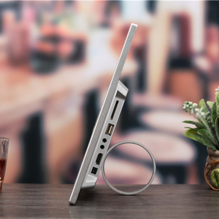 HSD1504 15.4 inch LED 1280x800 High Resolution Display Digital Photo Frame with Holder and Remote Control, Support SD / MMC / MS Card / USB Port, US Plug(Silver) by buy2fix