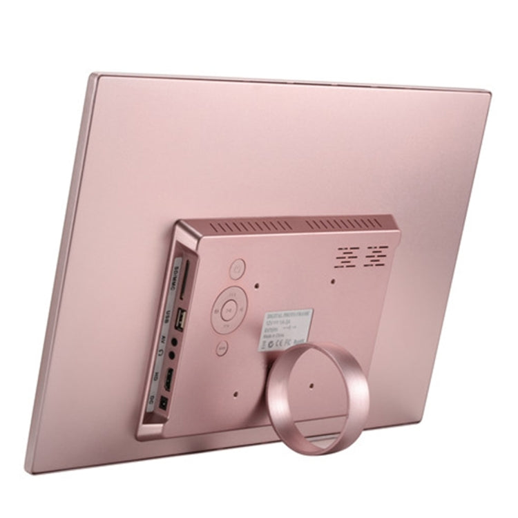HSD1707 17 inch LED 1440X900 High Resolution Display Digital Photo Frame with Holder and Remote Control, Support SD / MMC / MS Card / USB Port, EU Plug(Gold) - 15 inch Above by buy2fix | Online Shopping UK | buy2fix