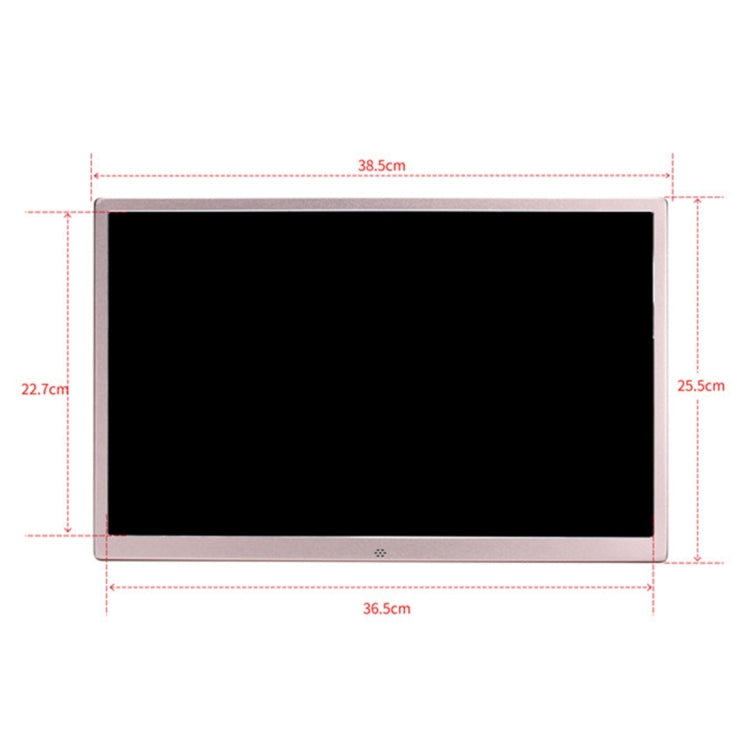 HSD1707 17 inch LED 1440X900 High Resolution Display Digital Photo Frame with Holder and Remote Control, Support SD / MMC / MS Card / USB Port, EU Plug(Gold) - 15 inch Above by buy2fix | Online Shopping UK | buy2fix