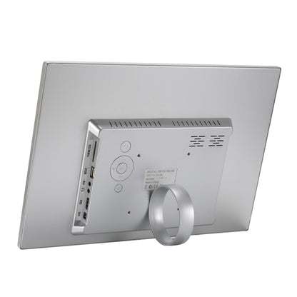 HSD1707 17 inch LED 1440X900 High Resolution Display Digital Photo Frame with Holder and Remote Control, Support SD / MMC / MS Card / USB Port, UK Plug(Silver) - 15 inch Above by buy2fix | Online Shopping UK | buy2fix