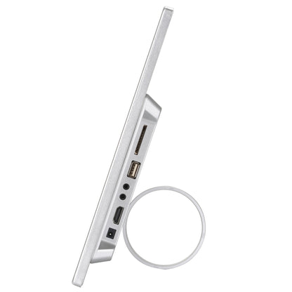 HSD1707 17 inch LED 1440X900 High Resolution Display Digital Photo Frame with Holder and Remote Control, Support SD / MMC / MS Card / USB Port, US Plug(Silver) - 15 inch Above by buy2fix | Online Shopping UK | buy2fix