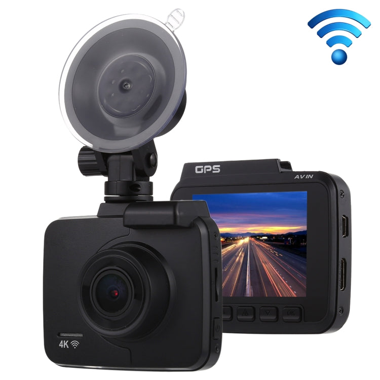 GS63H Car DVR Camera 2.4 inch LCD Screen HD 2880 x 2160P 150 Degree Wide Angle Viewing, Support Motion Detection / TF Card / G-Sensor / GPS / WiFi / HDMI(Black) by buy2fix
