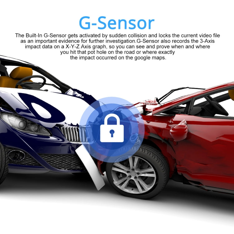 GS63H Car DVR Camera 2.4 inch LCD Screen HD 2880 x 2160P 150 Degree Wide Angle Viewing, Support Motion Detection / TF Card / G-Sensor / GPS / WiFi / HDMI(Black) by buy2fix